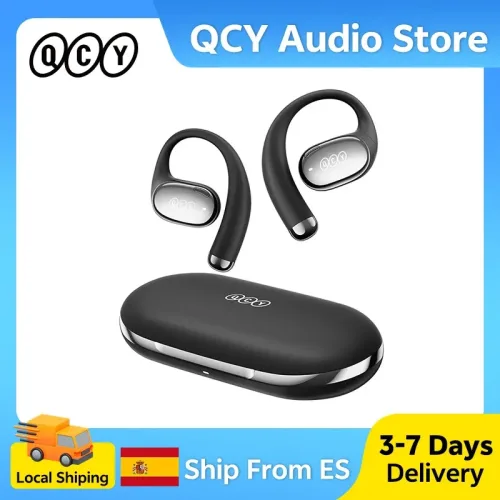 QCY, QCY Crossky R70 CT02 Open-Ear Sport Wireless-Kopfhörer Bluetooth 6.0 Hi-Res LDAC Ohrbügel Kopfhörer Drahtlose Lade-Ohrhörer 52 Stunden