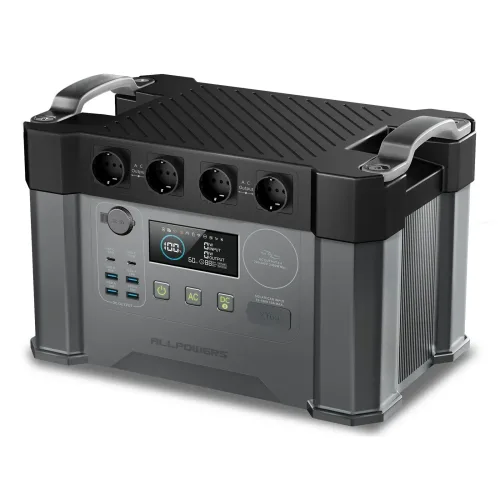 ALLPOWERS, ALLPOWERS S2000 PRO Solargenerator 2400W Batterieladegerät 110/230V Reine Sinuswelle AC-Steckdose & SE100 2×100W Tragbares Solarpanel