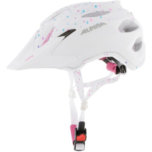 Alpina, Alpina Velohelm Kinder Carapax - white polka dots