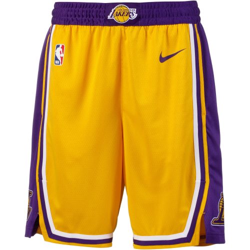 Nike, Nike Los Angeles Lakers Herren Basketballshort Gelb, Herren, Größe: XL