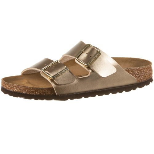 Birkenstock, Birkenstock -  Arizona BS - Synthetik sandale, für Damen, Gold, Größe 36