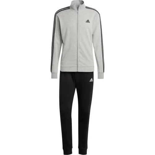 adidas BASIC 3-STREIFEN FRENCH TERRY Trainingsanzug Herren