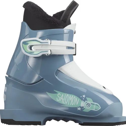 Salomon, Salomon T1 Kinder Skischuh Weiss, , Größe: 17
