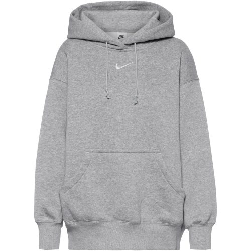 Nike, Nike Phoenix Fleece Oversized Damen Hoodie Grau, Damen, Größe: S