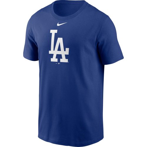 Nike, Nike Los Angeles Dodgers Large Logo Herren T-Shirt Blau, Herren, Größe: L