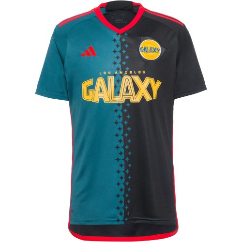 Adidas, adidas LA Galaxy 3rd Replica Herren Fussballtrikot 24/25 Schwarz, Herren, Größe: S