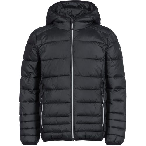 CMP, CMP Steppjacke "KID JACKET FIX HOOD" mit Kapuze mit Kapuze, winddicht, wasserabweisend, aus Polyester