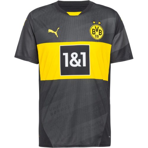 Puma, PUMA Borussia Dortmund Away Replica Herren Fussballtrikot 24/25 Schwarz, Herren, Größe: M