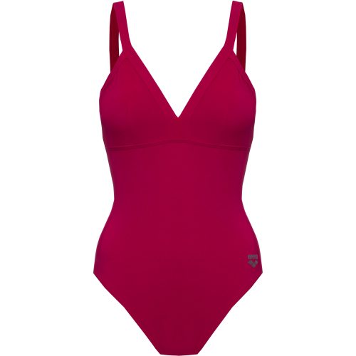 arena, Arena W Arena Swimsuit Lara Soft Curve Back C Cup Figurformender Badeanzug Damen, rot, Grösse: D 36