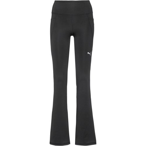 Puma, PUMA Trainingshose "W TAD ESSENTIAL HW BOOTCUT PANT" mit DryCELL Technologie, atmungsaktiv, schmale Passform