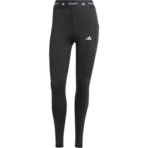 adidas performance, adidas Performance Trainingstights "TECHFIT STASH POCKET FULL-LENGTH LEGGINGS" sportlicher Stil, für Workout, aus Polyester und Elasthan