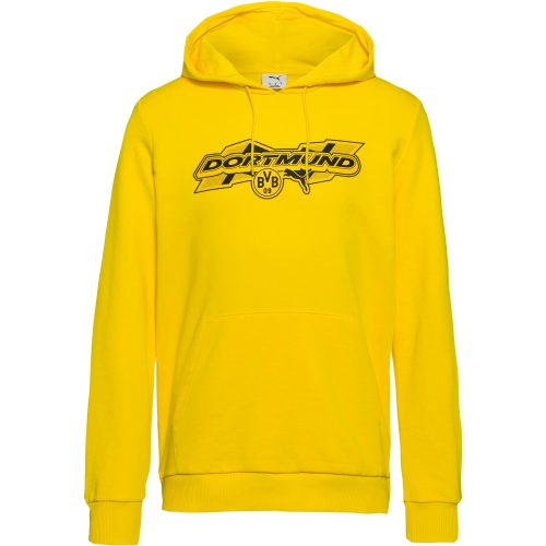 Puma, PUMA Kapuzensweatshirt "BVB FTBLCULTURE HOODIE", mit Kapuze, Regular Fit