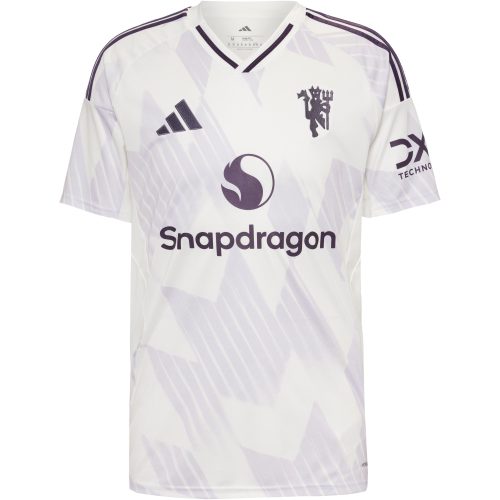 Adidas, adidas Manchester United Away Replica Herren Fussballtrikot 25/26 Weiss, Herren, Größe: L