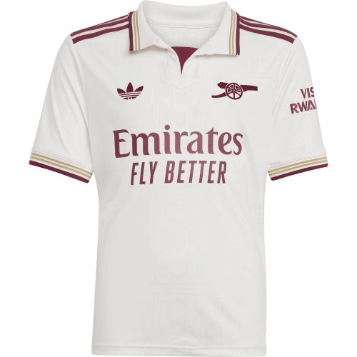 Adidas, adidas FC Arsenal 3rd Replica Kinder Fussballtrikot 25/26 Weiss, , Größe: 140