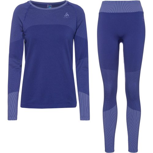 Odlo, ODLO Damen Unterzieh Set Long Fundamentals Performance lila | S