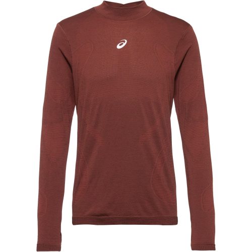 Asics, ASICS Road Winter Seamless Herren Longsleeve Rot, Herren, Größe: XL