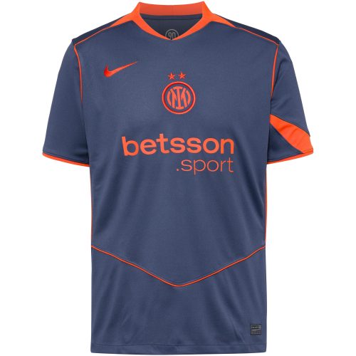 Nike, Nike Inter Mailand 3rd Replica Herren Fussballtrikot 25/26 Blau, Herren, Größe: L