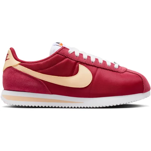 Nike, Nike Cortez Textile Damen Sneaker Rot, Damen, Größe: 7