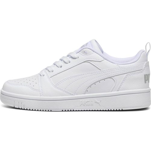 Puma, PUMA Sneaker "REBOUND V6 LO JR" mit Schnürverschluss, dämpfendes Fussbett, aus Synthetik