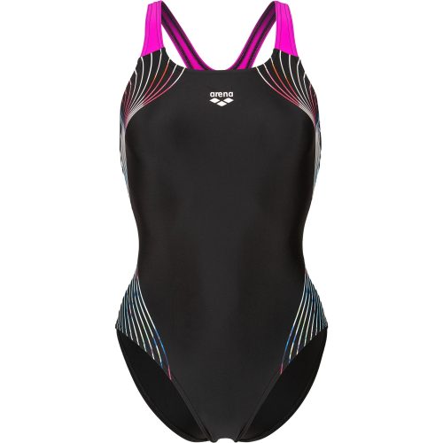arena, Arena W Arena Nuance Swimsuit Swim Pro Back L Badeanzug Damen, schwarz, Grösse: D 36