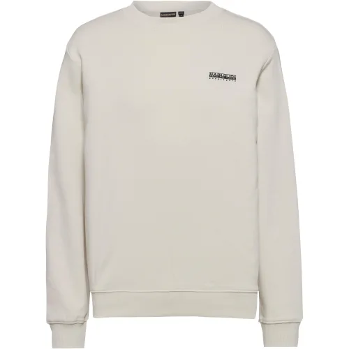 NAPAPIJRI, NAPAPIJRI - Sweatshirt B-SMALL BOX C, für Herren, Écru, Größe M