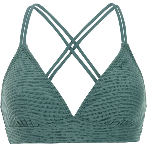 PROTEST, PROTEST MM PATIO Triangle Damen Bikini Top Grün, Damen, Größe: 42