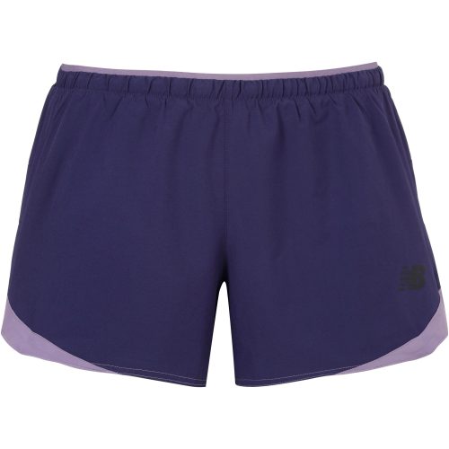 New Balance, New Balance New Balance W Run Essentials Short 3" Damen, violett, Grösse: L  Damen, violett, Grösse: L