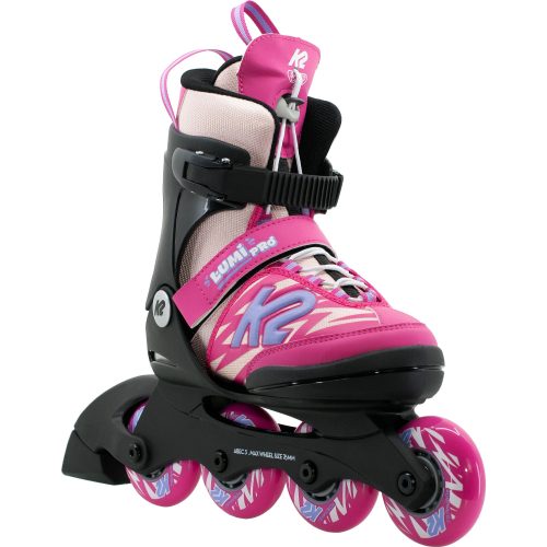 K2, K2 Mädchen Inlineskates Eddie Lumi Pro pink | 32-37