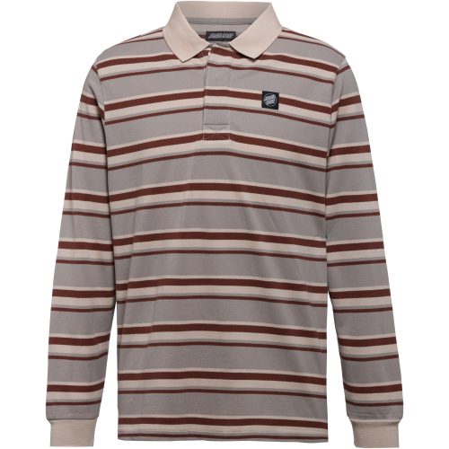 Santa Cruz, Santa Cruz Longsleeve "CERA LS POLO" für sportliche Aktivitäten, sportlicher Stil, aus Baumwolle