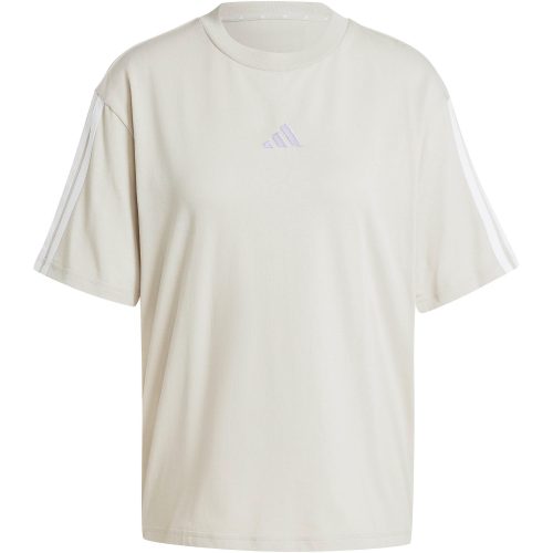 Adidas Sportswear, adidas Sportswear T-Shirt "W 3S SJ BF T" Kurzarmdesign, mit Rundhalsausschnitt, gerader Abschluss
