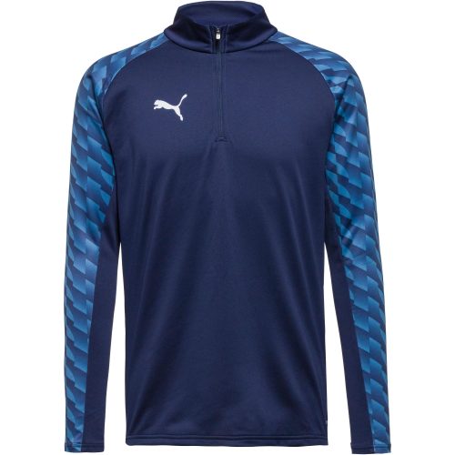Puma, PUMA Sweatshirt "TEAMLIGA26 TRAINING 14 ZIP TOP", Slim fit Passform, atmungsaktives Material, mit Reissverschluss