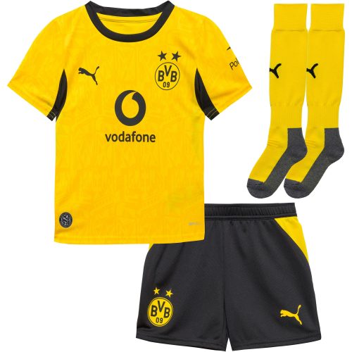 Puma, PUMA Borussia Dortmund Home Mini Kinder Fussballset 26/27 Gelb, , Größe: 104