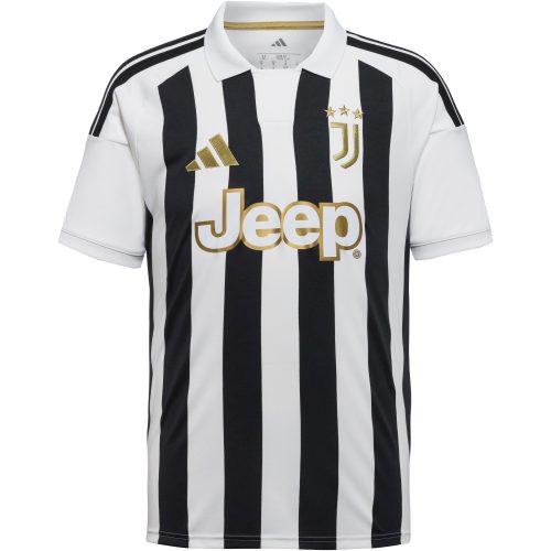 Adidas, adidas Juventus Turin Home Replica Kinder Fussballtrikot 26/27 Schwarz, , Größe: 140