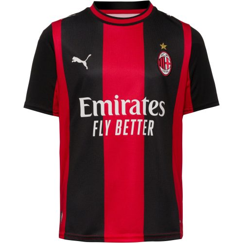 Puma, PUMA AC Milan Home Replica Kinder Fussballtrikot 26/27 Rot, , Größe: 152