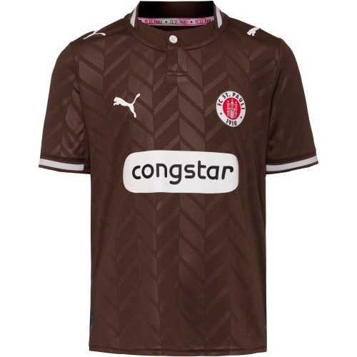 Puma, PUMA FC St. Pauli Home Replica Kinder Fussballtrikot 26/27 Braun, , Größe: 152