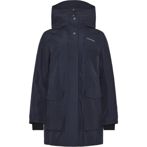 Didriksons, Didriksons Harreit Damen Outdoormantel Blau, Damen, Größe: 38