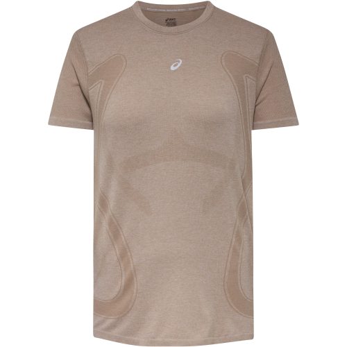 Asics, Asics Laufshirt "ROAD SEAMLESS SS TOP" nahtlose Strickkonstruktion, mit kurzen Ärmeln, mit Daumenlöchern
