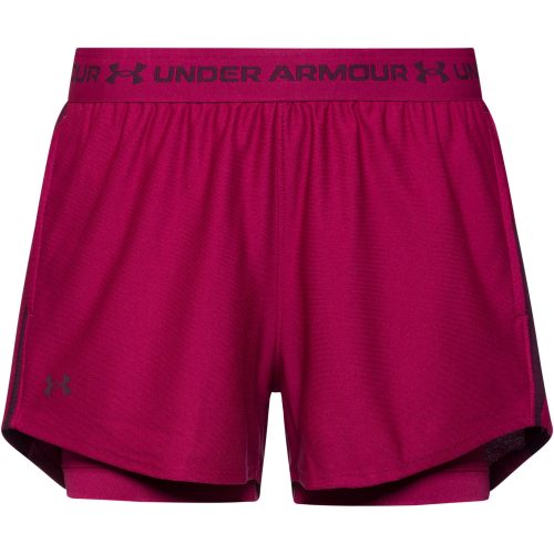 Under Armour, UNDER ARMOUR Damen Fitnessshort UA Tech? Play Up 2in1 beere | L