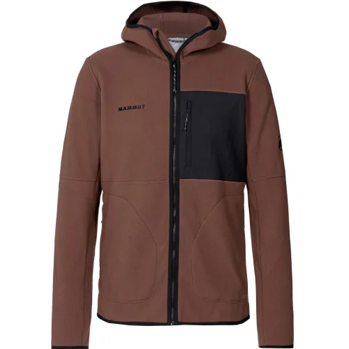 MAMMUT, Mammut Midlayer-Wanderjacke aus recyceltem Polyester Tamaro ML Hooded Jacket Men Brown XL