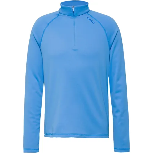 Odlo, Odlo Essential Warm Mid Layer Half-Zip für Herren - Wandern, Ski & Snow - blau, L
