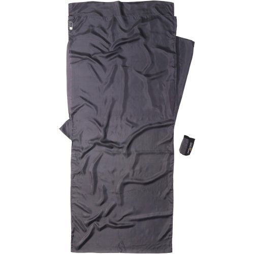 Cocoon, COCOON Reiseschlafsack Travelsheet Slik Insect 14,5x6,5cm 160g grau