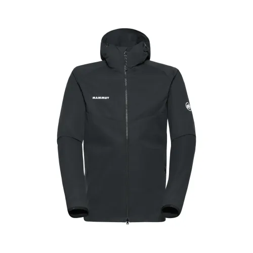 MAMMUT, Mammut Atmungsaktive Softshelljacke GRANITE SO Hooded Jacket Men Schwarz S