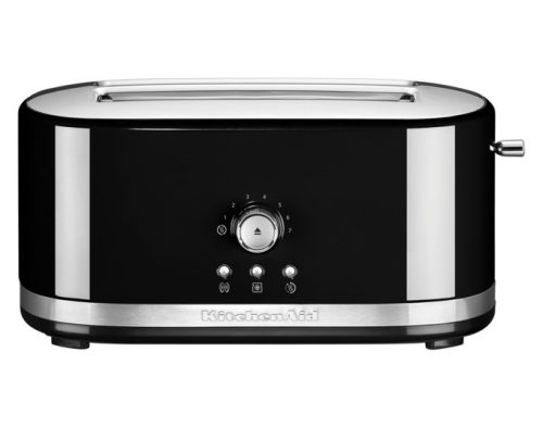 Kitchenaid, Kitchenaid - 5KMT4116EOB Onyx Schwarz, Toaster mit manueller Bedienung und langen Schlitzen