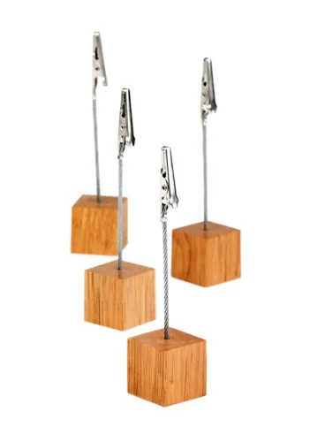 Aps, APS Kartenhalter; 2.5x2.5x12 cm (LxBxH); weiss; 4 Stück / Pack