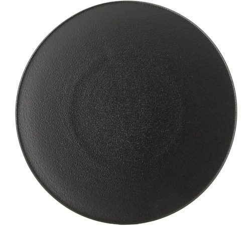 Revol, Revol Dessertteller Equinoxe Schwarz Porzellan 21.5 cm - Farbe: schwarz matt - Dessertteller
