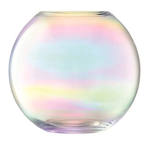 LSA International, LSA International Vase Pearl Transparent/Mehrfarbig Glas 16 cm - Farbe: Perlmutt - Vase