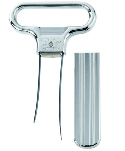 Westmark, WESTMARK Korkenzieher Ah-So Grau Edelstahl 6.5 cm - Farbe: chrom - Material: 18/10 Edelstahl - Korkenzieher