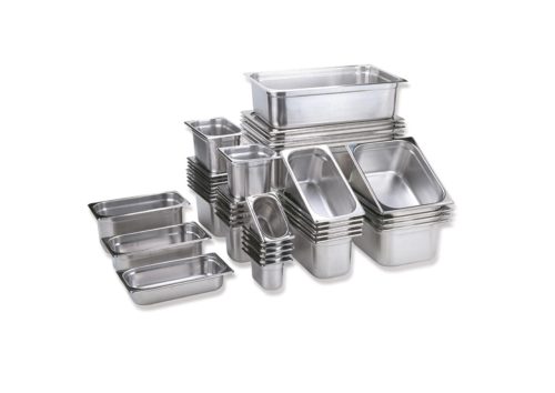 Aps, APS GN 1/2 Behälter 32,5 x 26,5 cm, Tiefe: 100 mm; GN 1/2, 6000 ml, 32.5x26.5x10 cm (LxBxT); silber