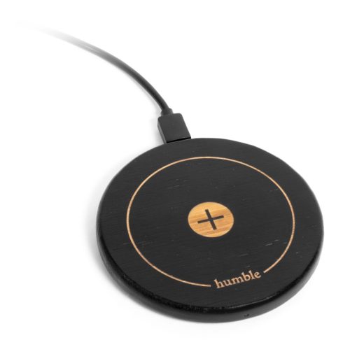 DIVERSE, Diverse Zubehör Humble Schwarz Holz 8.5 cm 2 cm - Wireless Charger