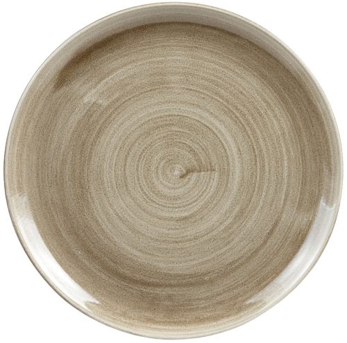 Churchill, Churchill Teller flach Stonecast Braun/Grau Porzellan 32.4 cm - Farbe: taupe - Teller flach